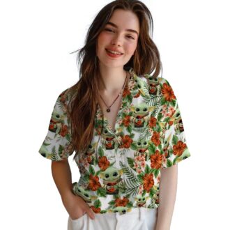 Baltimore Orioles Yoda Green Hawaiian Shirt - MLB Team Tropical Shirt for Orioles Fans