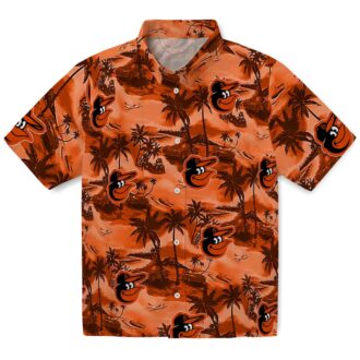 Best Baltimore Orioles Coastal Palms Hawaiian Shirt - MLB Summer Beach Apparel