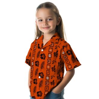 Trendy Baltimore Orioles Floral Hawaiian Shirt - Tropical Orange MLB Shirt for Fans