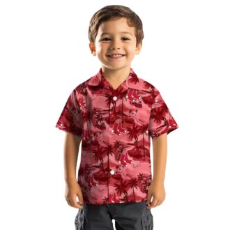 Boston Red Sox Coastal Palms Red Hawaiian Shirt - Tropical MLB Team Apparel for Summer