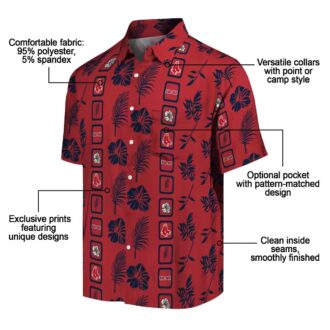 Boston Red Sox Floral Hawaiian Shirt - Tropical Aloha Summer Baseball Fan Gear