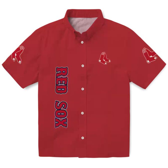 Boston Red Sox Stuart Minion Hawaiian Shirt - Aloha Style Tropical Beachwear