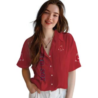 Boston Red Sox Stuart Minion Hawaiian Shirt - Aloha Style Tropical Beachwear