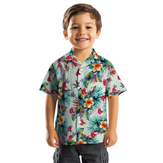Boston Red Sox Tropical Green Hawaiian Shirt - MLB Team Beachwear for Summer Parties