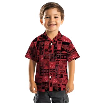 Boston Red Sox Tropical Hawaiian Patchwork Shirt - MLB Fan Beach Outfit