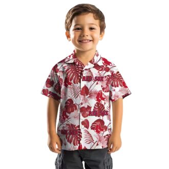 Boston Red Sox Tropical Plants Hawaiian Shirt - Summer Beachwear for Red Sox Fans