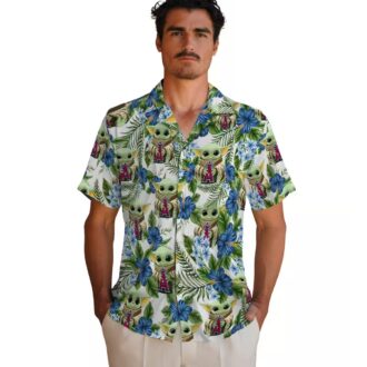 Los Angeles Angels Yoda Hawaiian Shirt - Green MLB Tropical Shirt for Summer Fun