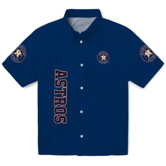 Houston Astros Blue Hawaiian Shirt with Stuart Minion - MLB Team Shirt for Summer Parties