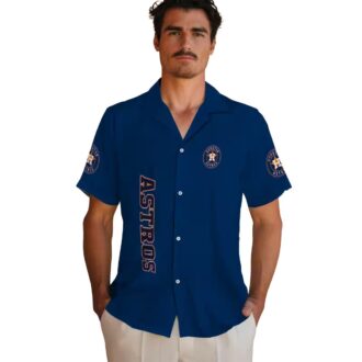 Houston Astros Blue Hawaiian Shirt with Stuart Minion - MLB Team Shirt for Summer Parties