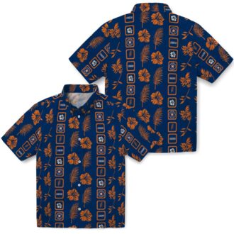 Houston Astros Floral Blue Hawaiian Shirt - Tropical MLB Shirt for Baseball Fans