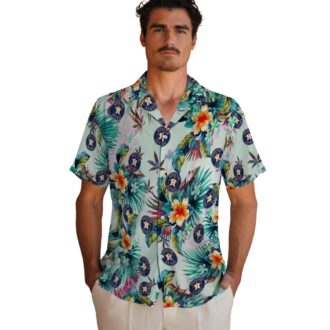 Houston Astros MLB Tropical Foliage Green Hawaiian Shirt - Perfect for Summer