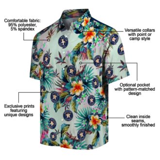 Houston Astros MLB Tropical Foliage Green Hawaiian Shirt - Perfect for Summer