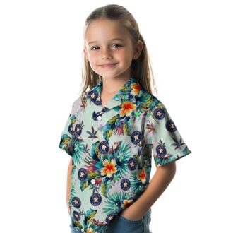 Houston Astros MLB Tropical Foliage Green Hawaiian Shirt - Perfect for Summer
