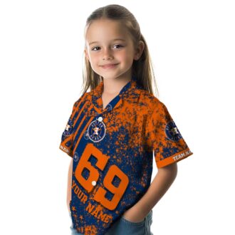Personalized Houston Astros Blue Hawaiian Shirt - MLB Star Stripes & Tropical Aloha Design