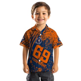 Personalized Houston Astros Blue Hawaiian Shirt - MLB Star Stripes & Tropical Aloha Design