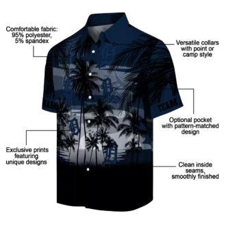 Detroit Tigers Sunset Hawaiian Shirt - MLB Team Tropical Shirt for Summer & Beach