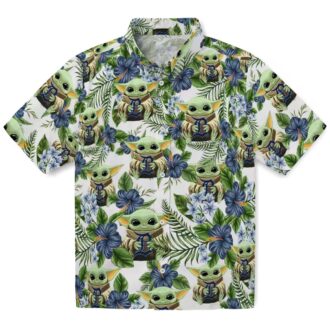 Detroit Tigers Tropical Hawaiian Shirt with Yoda Green Design - MLB Beach Shirt for USA Fans