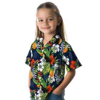 Personalized Detroit Tigers Tropical Hawaiian Shirt - Toucan Navy Green MLB Fan Apparel