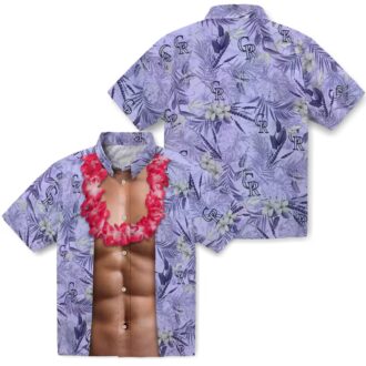 Colorado Rockies Beach Sunset Hawaiian Shirt - MLB Tropical Shirt for Summer & Vacation