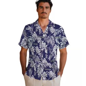 Colorado Rockies Hawaiian Shirt with Tropical Leaf Design - MLB Summer Shirt for Baseball Fans