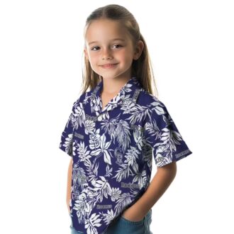 Colorado Rockies Hawaiian Shirt with Tropical Leaf Design - MLB Summer Shirt for Baseball Fans
