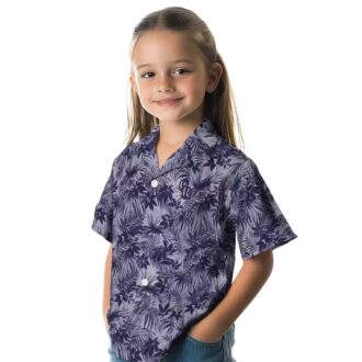 Colorado Rockies MLB Team Hawaiian Shirt - Blue Leafy Pattern Beach Shirt for Baseball Fans