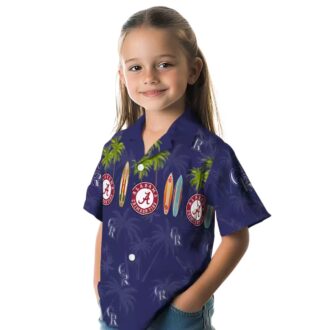 Colorado Rockies Surfboard Palm Blue Hawaiian Shirt - MLB Tropical Aloha Shirt for Beach Days