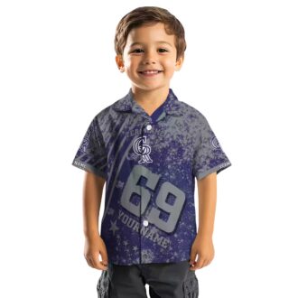 Custom Team Colorado Rockies Tropical Hawaiian Shirt - Blue Star Stripes MLB Aloha Shirt for Summer & Beach