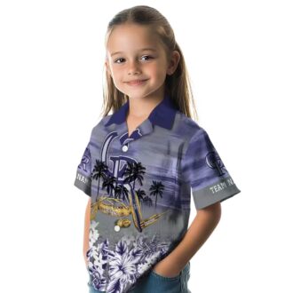 MLB Colorado Rockies Personalized Hawaiian Shirt - Tropical Canoe Blue Shirt for Summer Beach