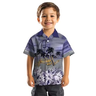 MLB Colorado Rockies Personalized Hawaiian Shirt - Tropical Canoe Blue Shirt for Summer Beach