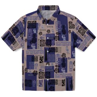Official Colorado Rockies Tribal Hawaiian Shirt - MLB Team Blue Aloha Shirt for Beach & Summer Events