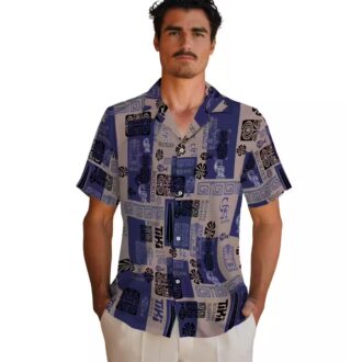 Official Colorado Rockies Tribal Hawaiian Shirt - MLB Team Blue Aloha Shirt for Beach & Summer Events