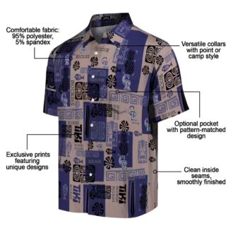 Official Colorado Rockies Tribal Hawaiian Shirt - MLB Team Blue Aloha Shirt for Beach & Summer Events