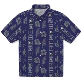 Official MLB Colorado Rockies Floral Aloha Shirt - Blue Hawaiian Shirt for Beach & Baseball Fans
