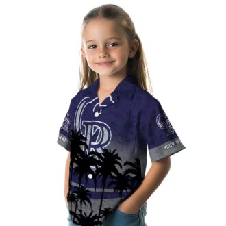 Personalized Colorado Rockies Sunset Hawaiian Shirt - Tropical MLB Fan Shirt for Summer