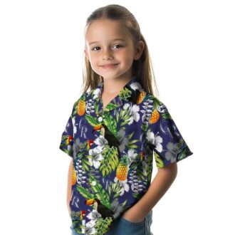 Personalized Colorado Rockies Tropical Hawaiian Shirt - Blue Green Toucan Design for MLB Fans