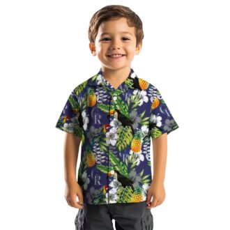 Personalized Colorado Rockies Tropical Hawaiian Shirt - Blue Green Toucan Design for MLB Fans