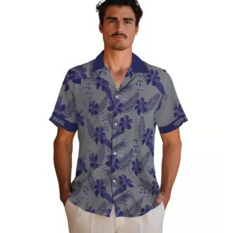 Personalized MLB Colorado Rockies Botanical Print Hawaiian Shirt - Perfect for Summer & Baseball Games