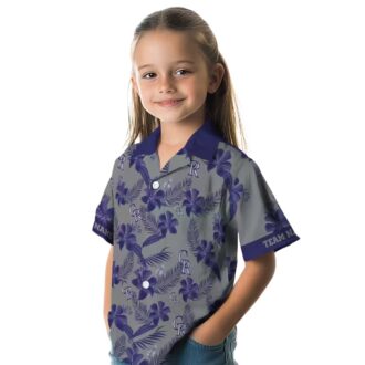 Personalized MLB Colorado Rockies Botanical Print Hawaiian Shirt - Perfect for Summer & Baseball Games