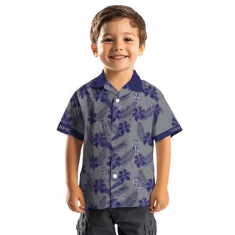 Personalized MLB Colorado Rockies Botanical Print Hawaiian Shirt - Perfect for Summer & Baseball Games
