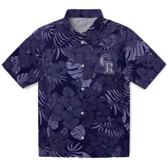 Tropical MLB Colorado Rockies Hawaiian Shirt - Best Shirt for Beach & Summer Baseball Fans