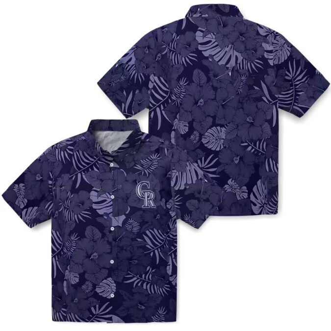 Tropical MLB Colorado Rockies Hawaiian Shirt - Best Shirt for Beach & Summer Baseball Fans
