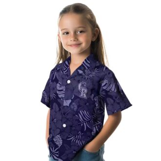 Tropical MLB Colorado Rockies Hawaiian Shirt - Best Shirt for Beach & Summer Baseball Fans