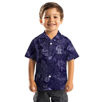 Tropical MLB Colorado Rockies Hawaiian Shirt - Best Shirt for Beach & Summer Baseball Fans
