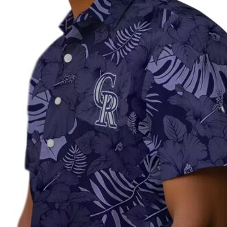 Tropical MLB Colorado Rockies Hawaiian Shirt - Best Shirt for Beach & Summer Baseball Fans
