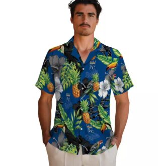 Kansas City Royals Aloha Summer Beach Shirt - Floral Palm Hawaiian Style for Men & Women