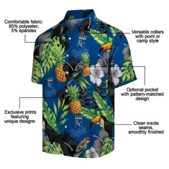 Kansas City Royals Aloha Summer Beach Shirt - Floral Palm Hawaiian Style for Men & Women
