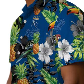 Kansas City Royals Aloha Summer Beach Shirt - Floral Palm Hawaiian Style for Men & Women