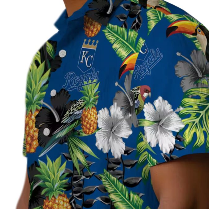 Kansas City Royals Aloha Summer Beach Shirt - Floral Palm Hawaiian Style for Men & Women