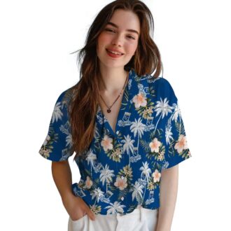 Kansas City Royals Floral & Palm Hawaiian Shirt - Limited Edition Fan Apparel
